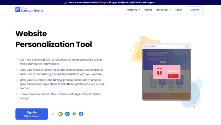 ConvertPath-Best Website Personalization Tool
