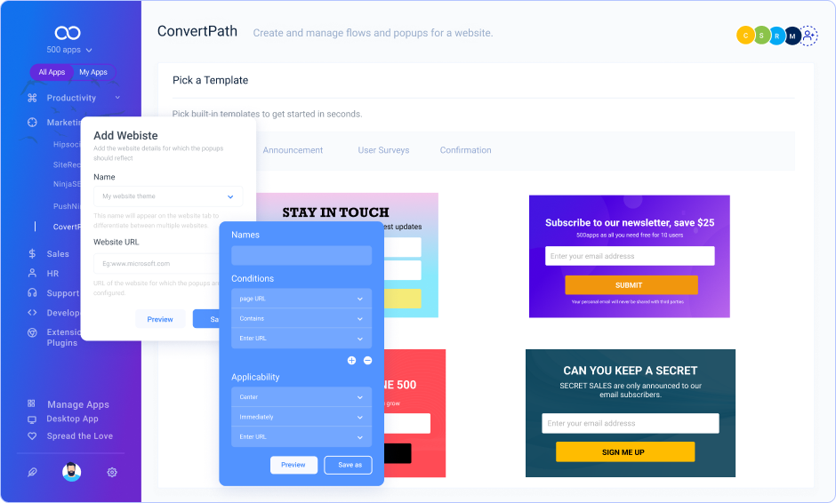 boost conversions leave note