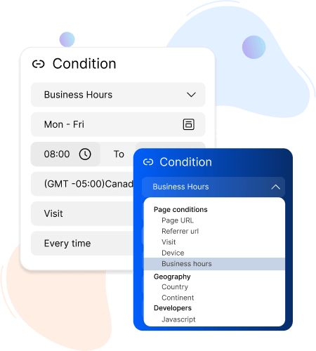 display conditions